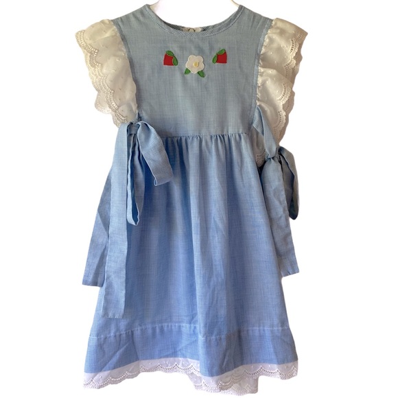 lisa jackson Other - Lisa Jackson Apron Dress With Lace Size 4
